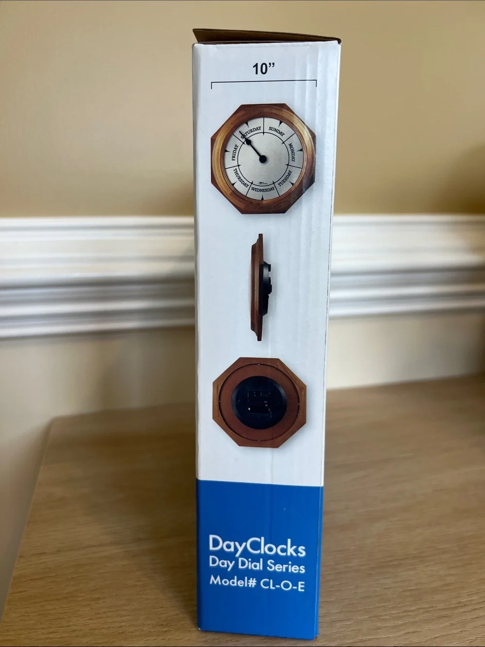 DayClock Day of the Week Wall Clock NIB